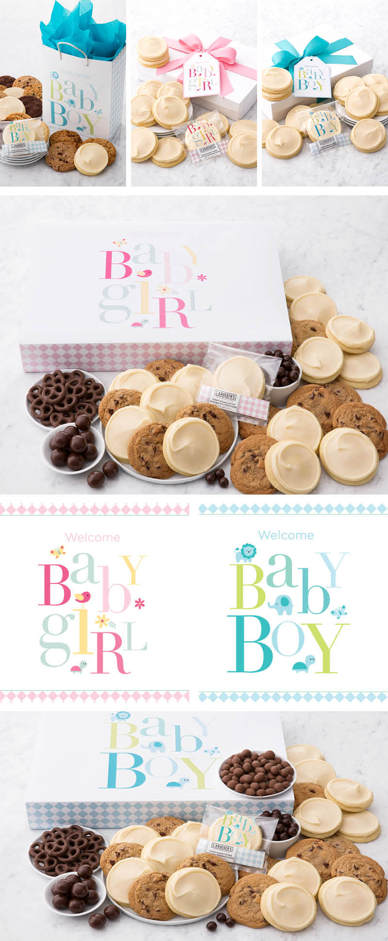 C.Krueger’s Baby Girl Baby Boy Packaging