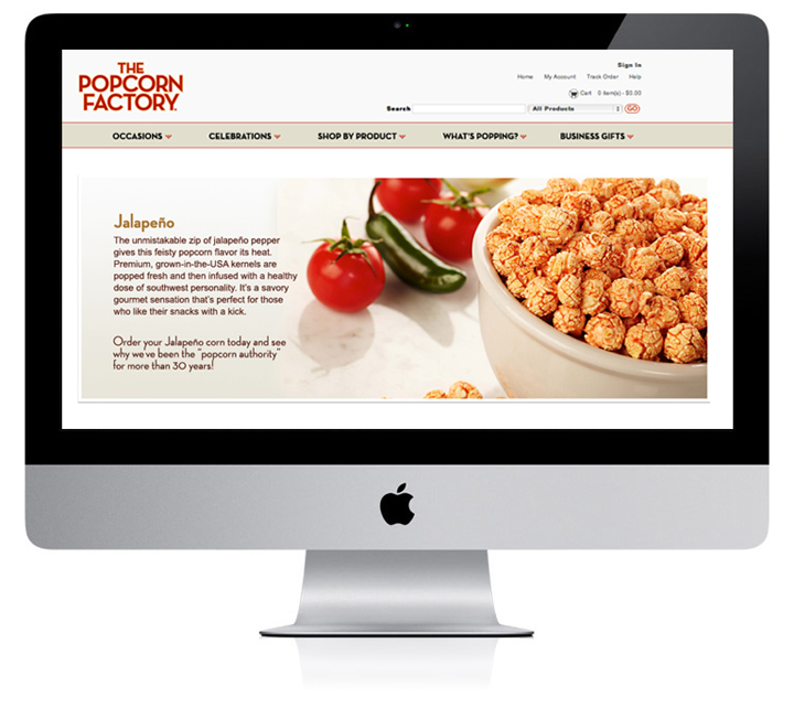 Popcorn Factory Website