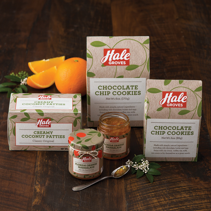 Hale Groves Product Packaging